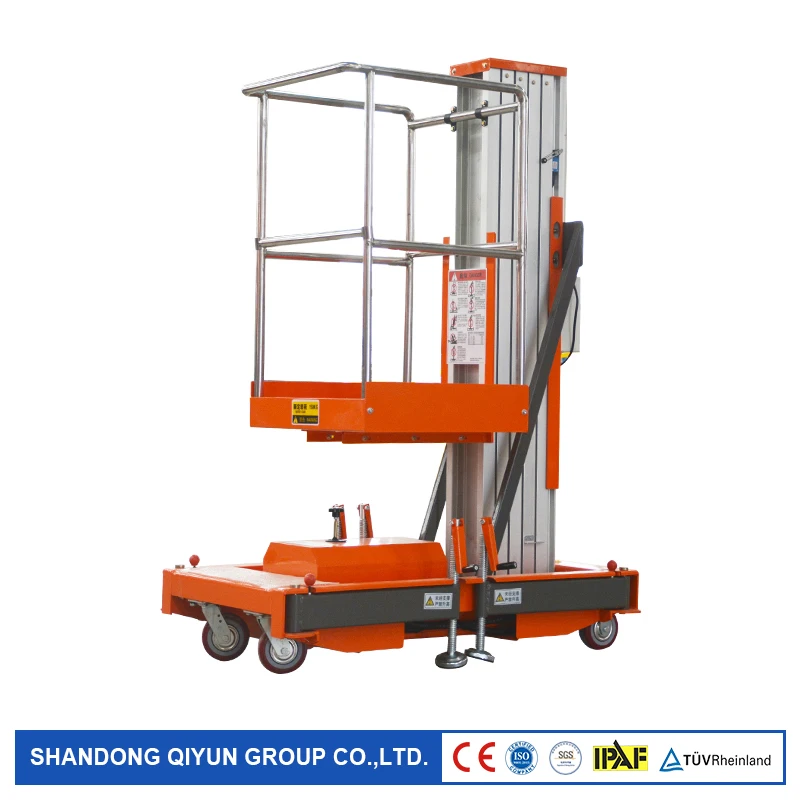 Kinglift 6 м 8 10m воздушная Рабочая подъемная платформа для технического обслуживания