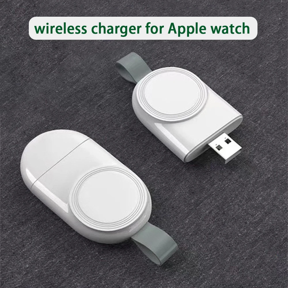 Мини портативное беспроводное быстрое зарядное устройство для Apple Watch зарядное устройство 4 3 2 1 серия Беспроводная Магнитная зарядная станция Док-станция USB зарядное устройство