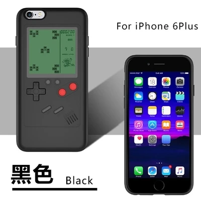 Фиолетовый 10 шт., чехлы для телефона Gameboy Tetris для Iphone 7, 8 plus, мягкий чехол из ТПУ, чехол для игровой консоли Blokus, чехол для Iphone X 6, 6S plus - Цвет: Фиолетовый