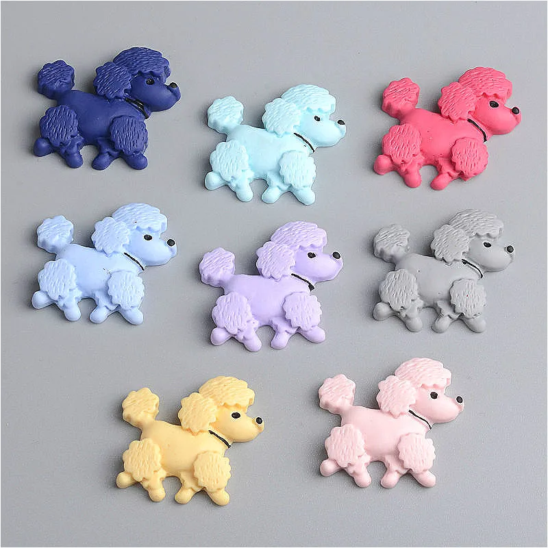 10 шт./пакет Красочные Щенок смолы аксессуары слизь игрушки для детей добавки
