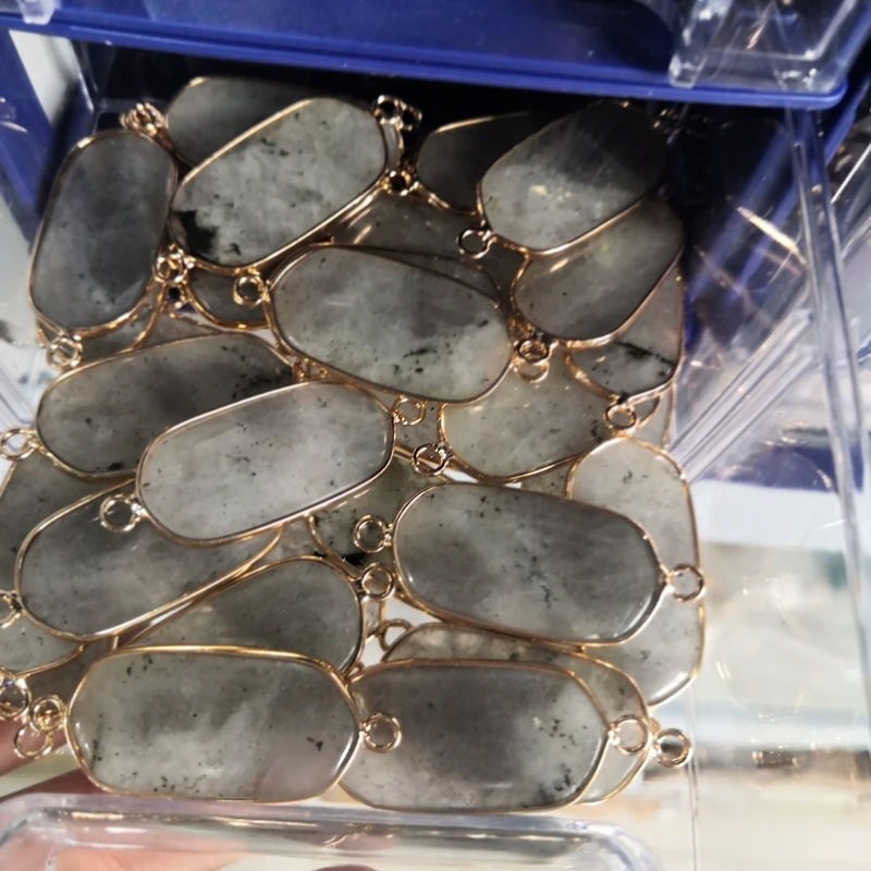 2 шт./компл. натуральная желтая картина Далматин подвеска-Шарм с камнем