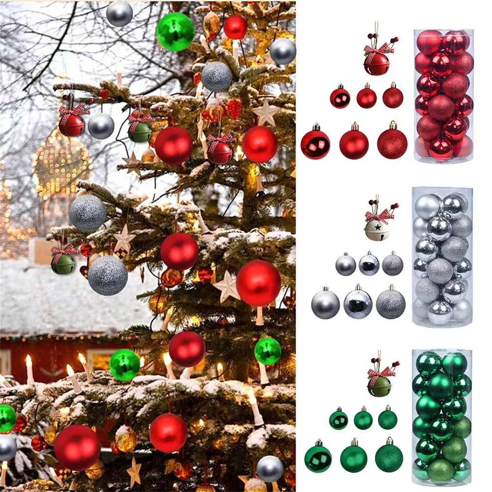 30 шт./упак. Рождественская елка шары домашнего украшения безделушки вечерние