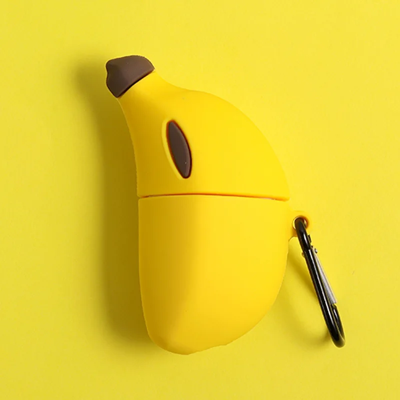 

For i12 i11 i9s i10 Case cute Fruit banana Earphone Protection Case i23 i24 i25 i27 i100 inpods 12 TWS Headphone Silicone Case