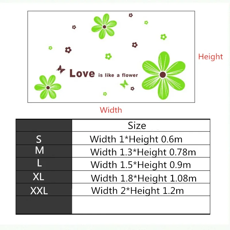 

4 Colors Wall Sticker Flower Butterfly Wallpaper Home Decoration Living Room Wall Decals Stickers Removable DIY Sticker Mural 3D