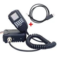 Walkie Talkie QTY KT-WP12 VHF 25W UHF20W Dual Band VOX Scrambler Hand Microphone Control ham Mobile Radio with Programming Cable