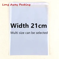 width 21cm transparent self adhesive seal bags opp plastic cellophane bags gifts candy bag pouch jewelry packaging bag