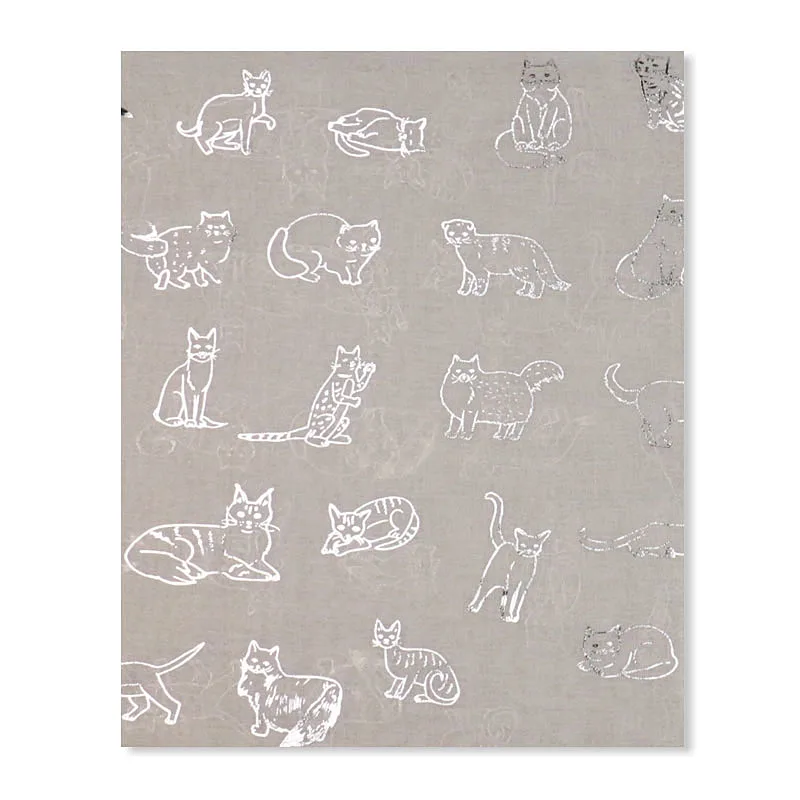 

Winfox Fashion Cute Cat Print Scarf Wrap Ladies Women Black Pink Navy Scarves Shawl