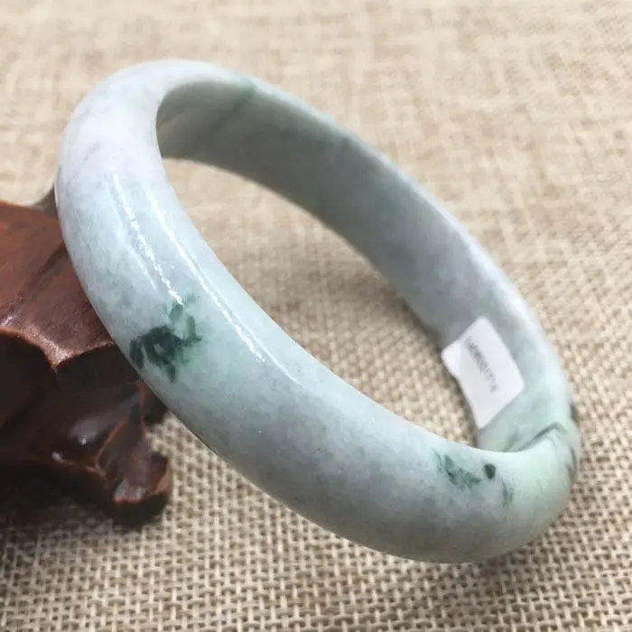 59 мм Сертифицированный класс Натуральный Лавандовый Зеленый жадеит нефрит