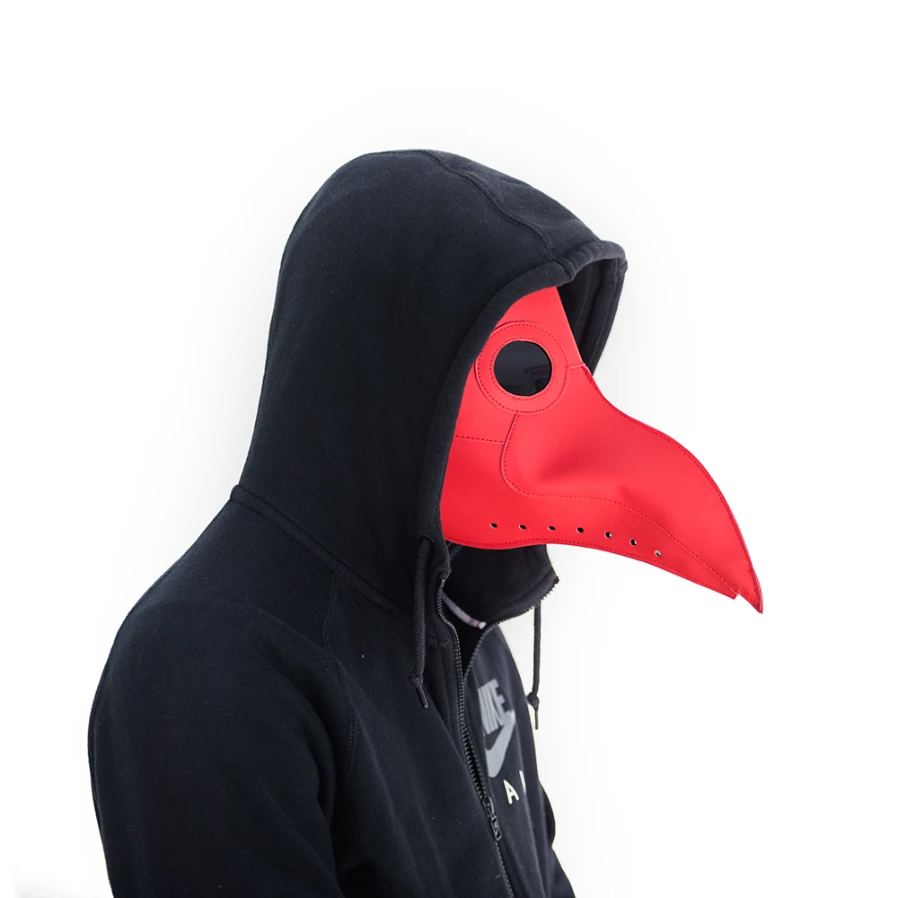 Dr. Маска Чумного доктора орла клюва в стиле стимпанк маски черные ПУ птицы