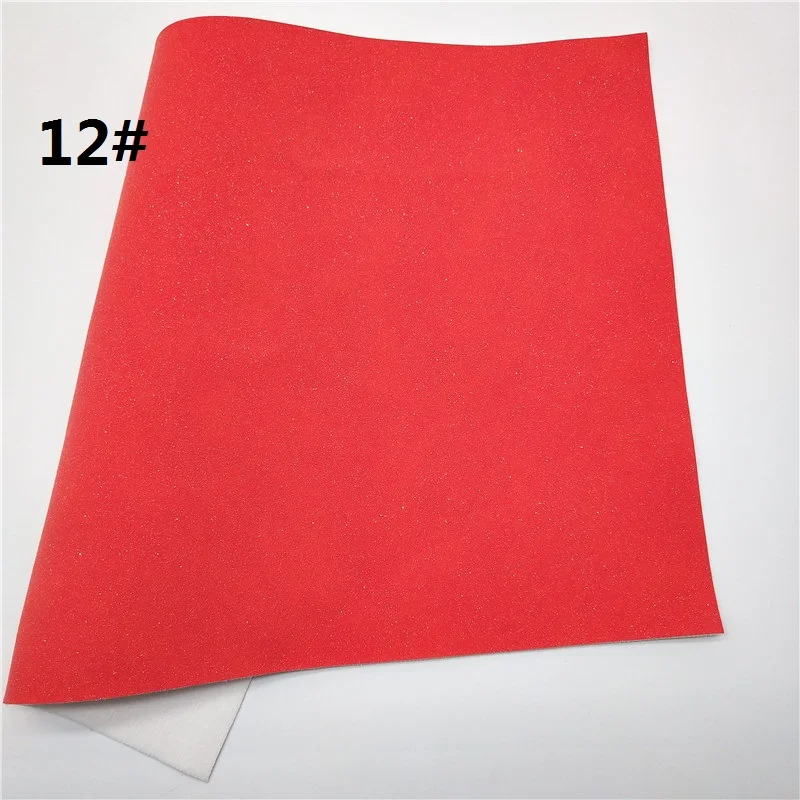 1 шт. 21X29 см Синтетическая кожа замша блестящая кожа ткань для DIY аксессуары Диван сумки и обувь 4S23 - Цвет: 12