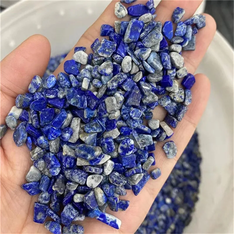 

5-7mm 8-12mm Loose Crystal Mineral Stone Natural Blue Lapis Lazuli Crystals Chips For Aquarium Decoration