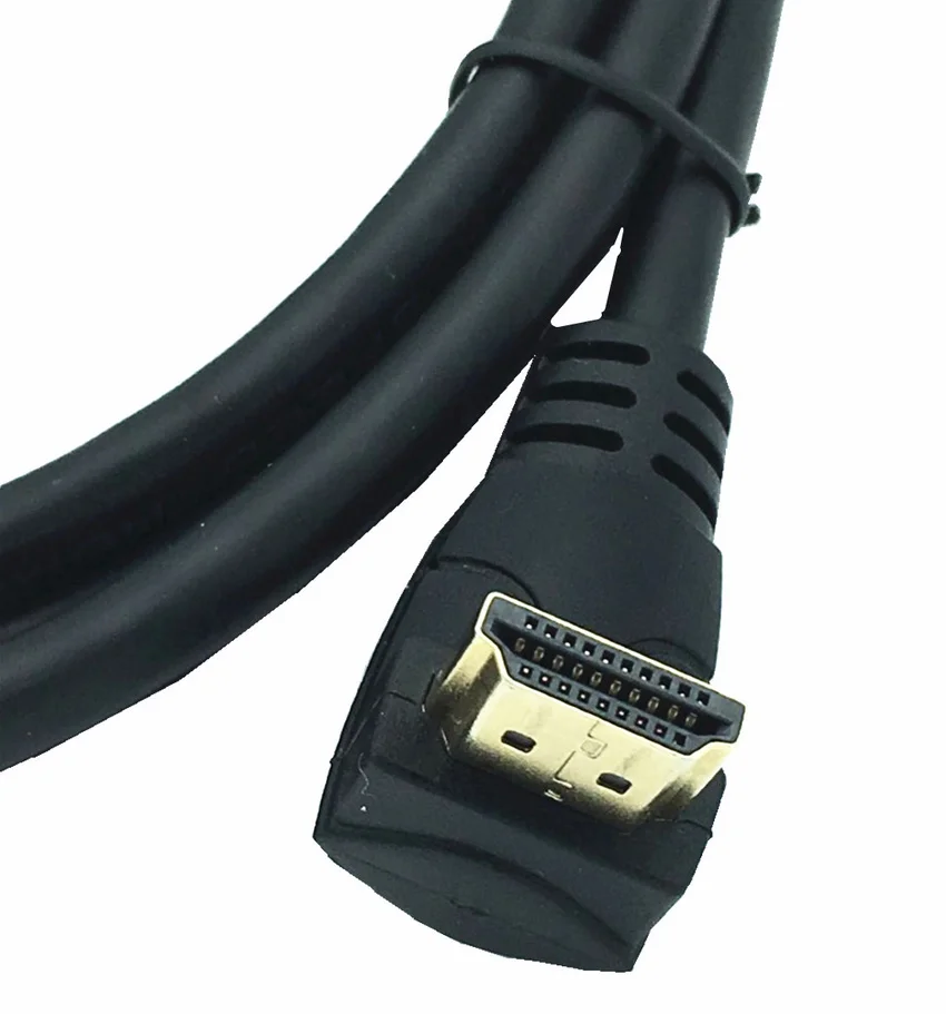 Кабель HDMI 2 0 V 4K * 2K @ 60 Гц кабель Male-HDMI Male левый и правый Угловой 90 градусов 15 см |