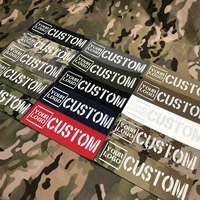 custom logo flag laser cut ir iff infrared reflection patch big name tapes white letters morale tactics military airsoft