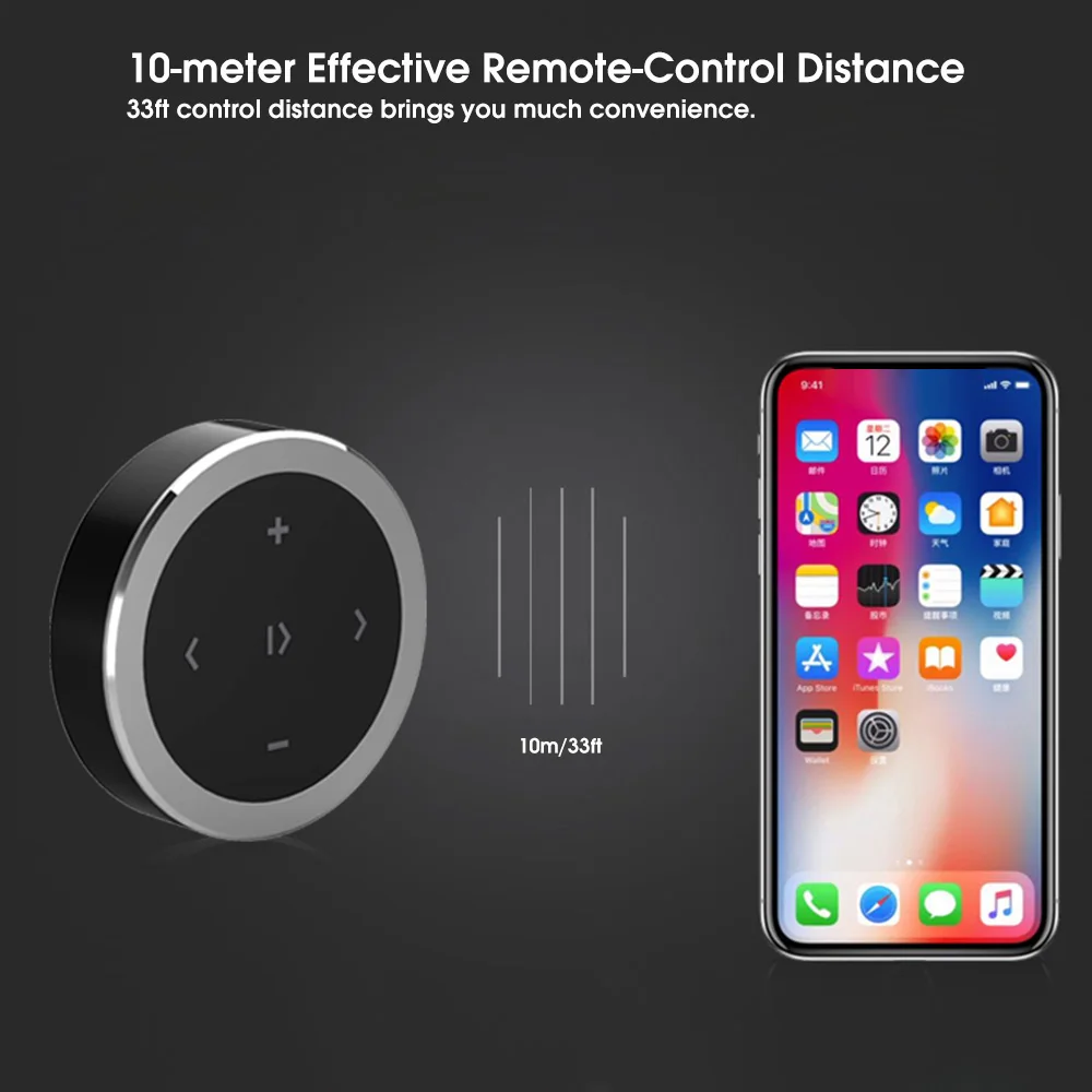 Беспроводной пульт дистанционного управления Bluetooth 4 0 медиакнопка для