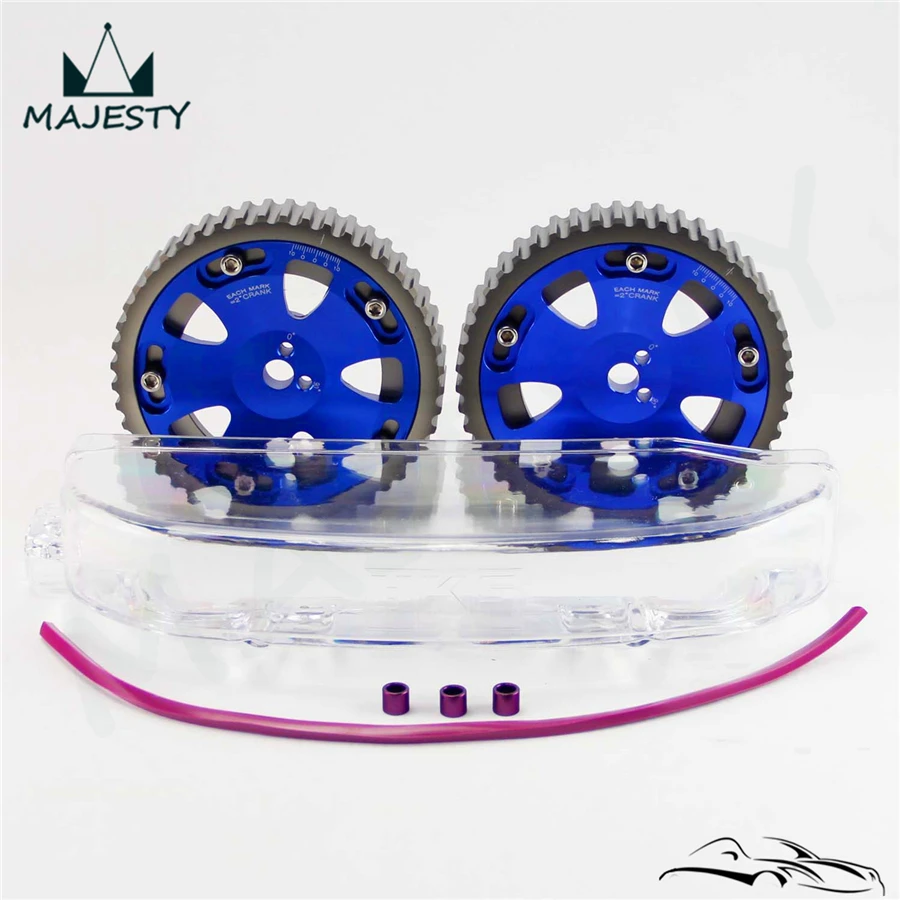 Зубчатый шкив + Крышка для камеры Mitsubishi EVO 1 3 Eclipse DSM 4G63 92 95|cam gears pulley|cam covercam |