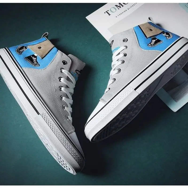 

Men Shoes Lace Up Canvas Casual Fashion Classic Comfortable Outdoors Chaussures Pour Hommes أحذية الرجال мужская обувь KA828