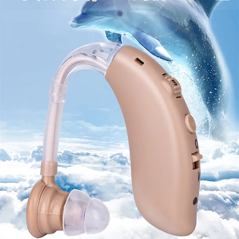 S-25 Mini Rechargeable Hearing Aid Digital BTE Aids Adjustable Tone Ear Care Sound Amplifier Portable Deaf Booster | Красота и