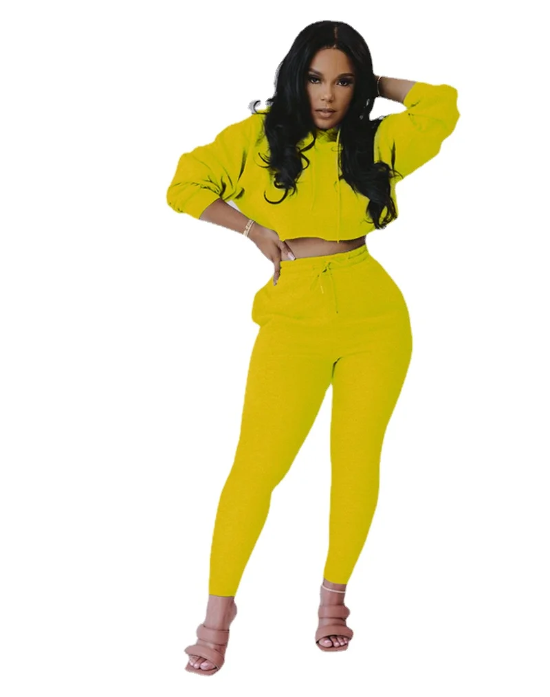 

Женский спортивный костюм из 2 предметов, толстовка с длинным рукавом и длинные брюки