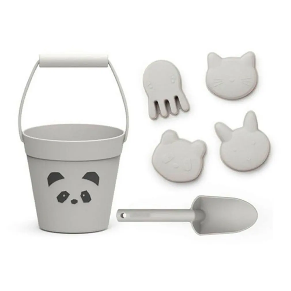 

Набор детских силиконовых игрушек для пляжа, 6 шт.