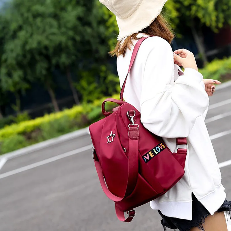 Женский рюкзак из ткани Оксфорд с защитой от кражи оригинальный для девочек |