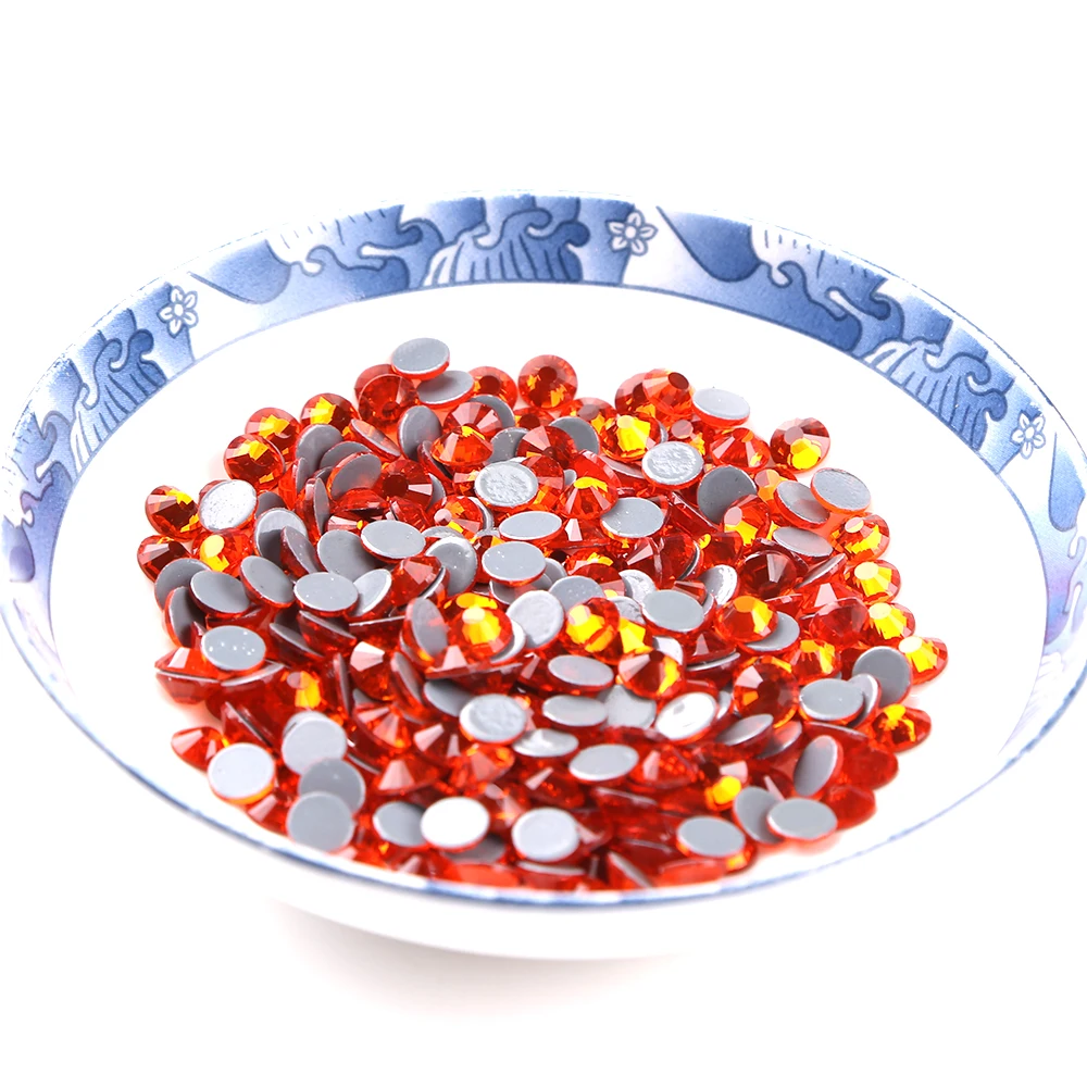 

10Gross Hyacinth Высокое качество Горячая фиксация Стразы Блестящий Кристалл Круглый СТРАЗА под камень железо для рукоделия украшения для одежды ...