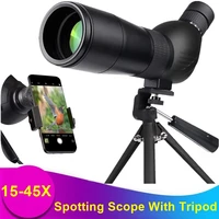 tongdaytech 15 45x hd monocular telescope phone camera zoom telephoto lens spotting scope with tripod for iphone samsung xiaomi