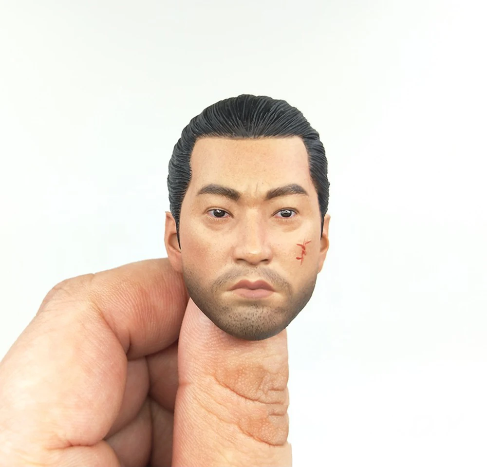 

In Stock 1/6 IQO Model 91006 Ghost of War Old Japanese Warrior General Male Head Sculpture With Mask Armor For Accessories