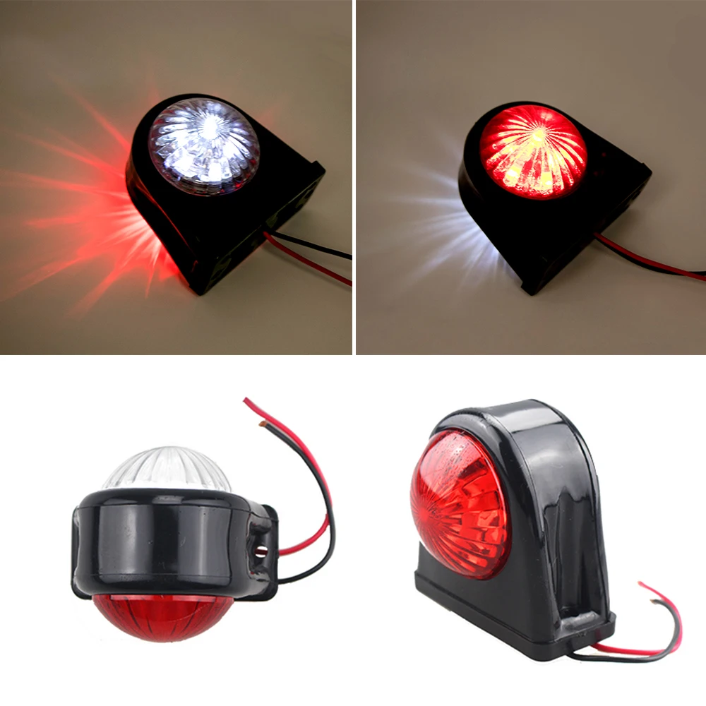 2 шт. 12 В резиновый контур для грузовика прицепа автофургона боковой маркер