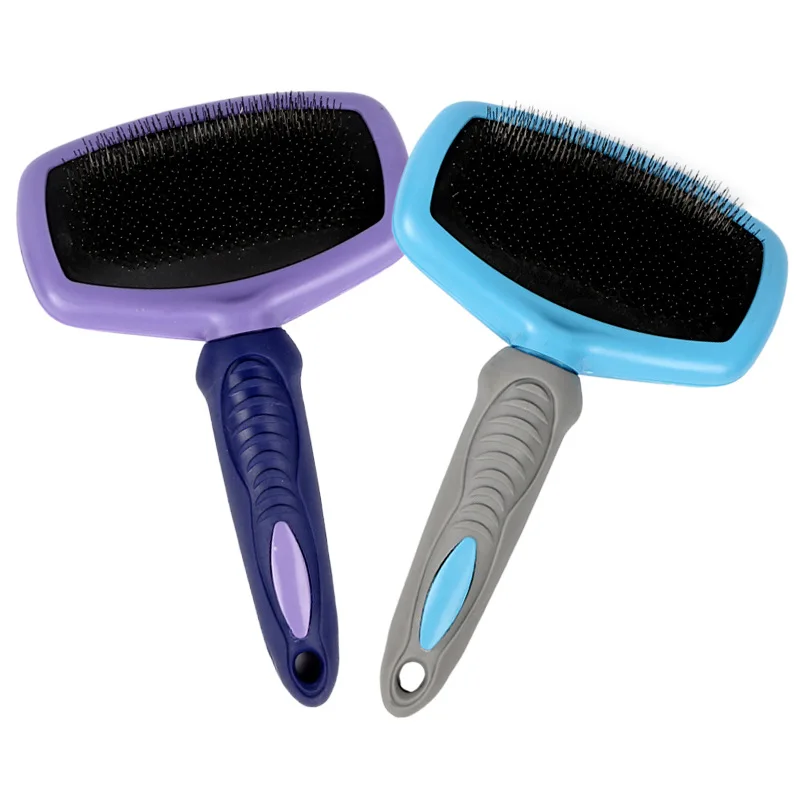 

Hair Removal Comb for Dogs Cat Detangler Fur Trimming Dematting Deshedding Brush Grooming Tool For matted Long Hair Curly Pet