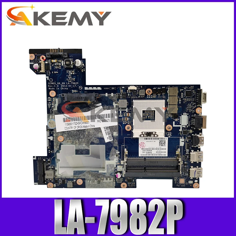 

Материнская плата для ноутбука LENOVO Ideapad G580, материнская плата 11S90000119 LA-7982P DDR3