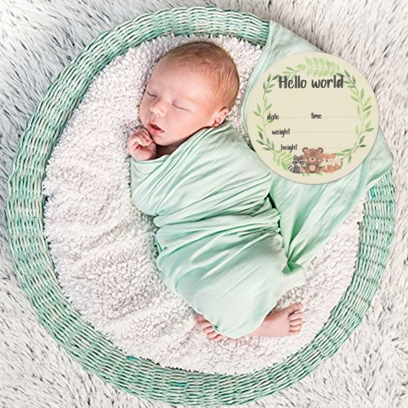 Карта для новорожденных месяц рождения месячный день записывающая карта QX2D |