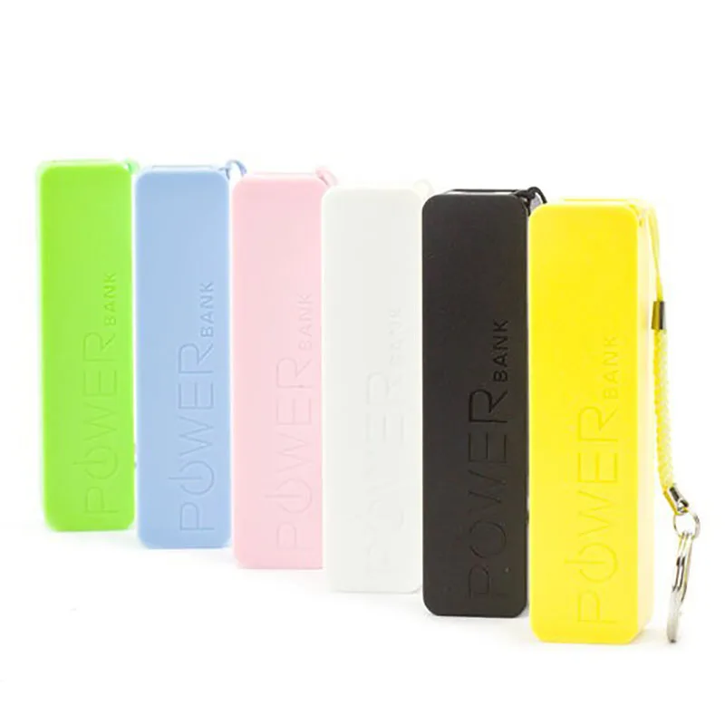 Мини многоцветный комплект 1x18650 батарея 5V 1A USB Powerbank Внешний Набор DIY коробка для чехлов универсальные мобильные телефоны сварочный чехол