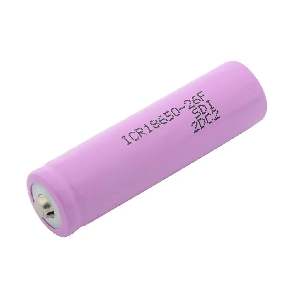 4 шт 18650 батарея 2600mAh 3 7 V ICR18650 26F 2600mah для samsung литий ионных аккумуляторов налобных
