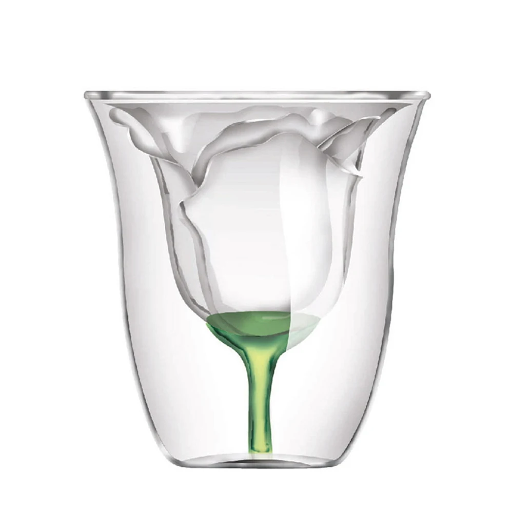 1 шт. с украшением в виде кристаллов мышцы пивные бокалы Стекло роза цветок лилии