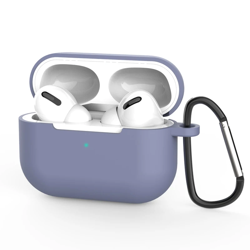 Color 20-with Hook Силиконовый чехол для apple Airpods Pro, чехол-наклейка, Bluetooth чехол для airpod 3, Air Pods Pro, аксессуары для наушников, кожа - Цвет: Color 20-with Hook