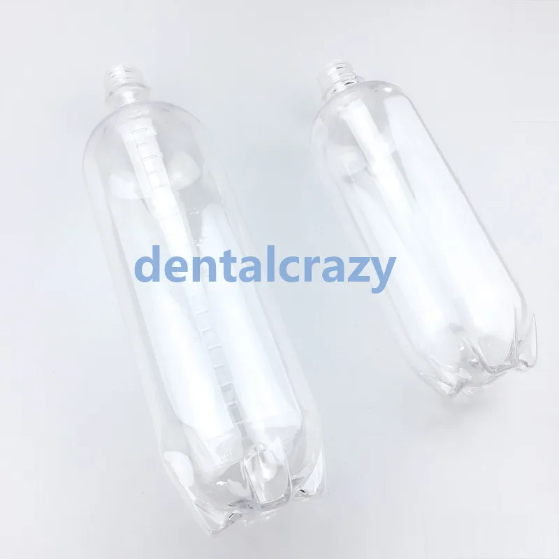 Прозрачная пластиковая бутылка для воды крышка стоматологической бутылки 1000 мл