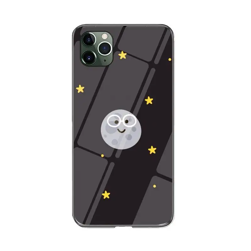 

FHNBLJ Glass phone case Phone Case For iPhone 12 mini 12 PRO Max 11 pro XS MAX 8 7 6 6S Plus X XR cover