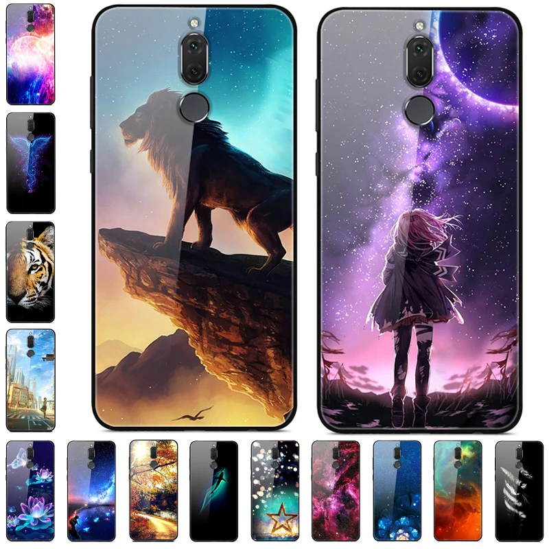 Чехол для Huawei Mate 10 Lite чехол телефона жесткие чехлы из закаленного стекла Nova 2i Case