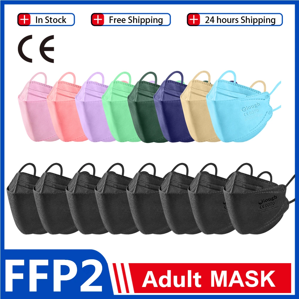 

Colorful 4D Masks FFP2 Mascarillas Kn95 Mascara fpp2 homologada Adult Face Mask Reusable Mouth Mask KN95 Fish Masks mondmasker