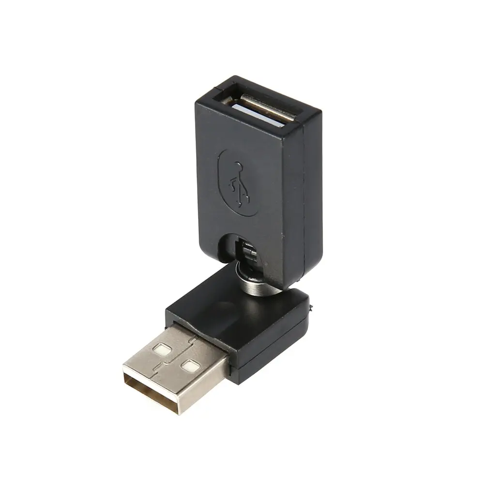 USB 2,0 папа к USB мама 360 градусов угол вращения удлинитель адаптер Горячий