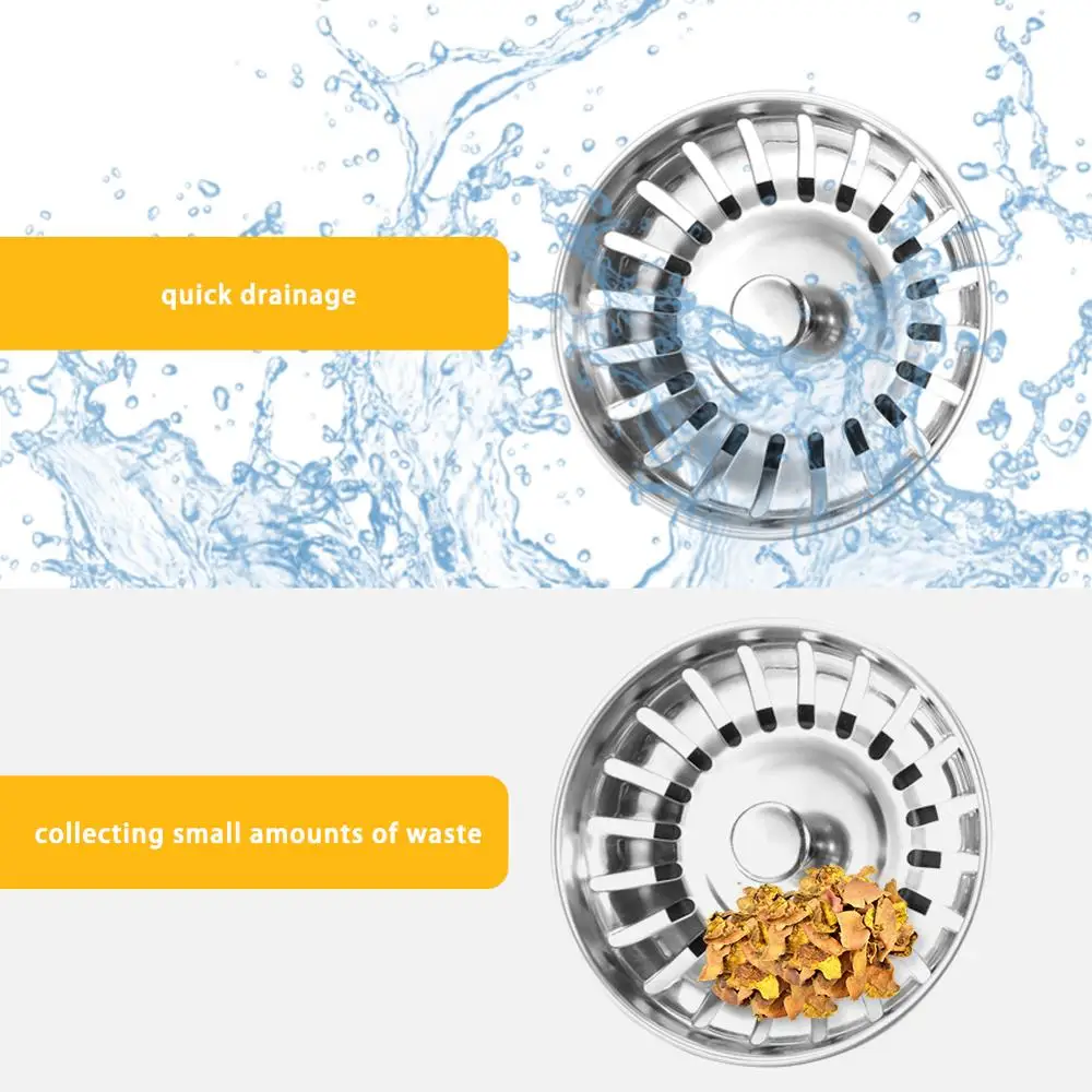 Leking Высокое качество раковина слив раковины Фильтры Нержавеющая сталь против