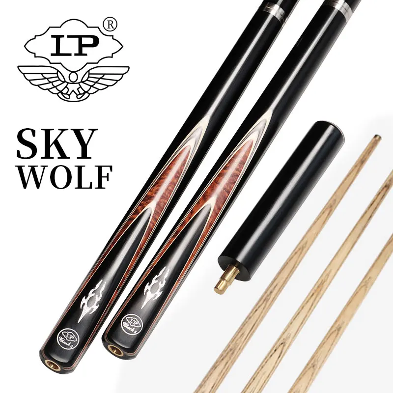 

2021 New Arrival LP Snooker Cue Stick With Case 10.2mm Tip Canada Ash Shaft Taco De Sinuca Billiard Cue Inlay Butt Professional