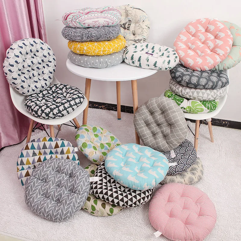 Круглая подушка 38x3 8/43x4 3/48x48 см мягкий офисный стул для софа круглая сиденья с
