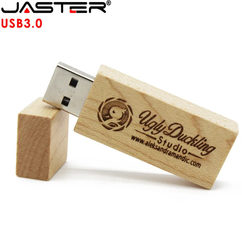 JASTER USB 3 0 Бесплатная Пользовательский логотип Деревянная Карта памяти usb флеш
