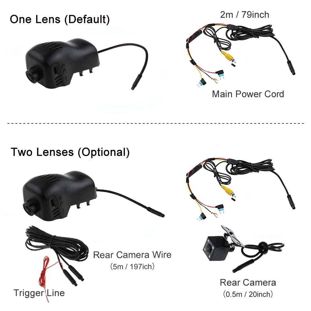 Автомобильный видеорегистратор с камерой Wi-Fi цифровой для Volkswagen VW Touareg 7P 2010 ~ 2019 |