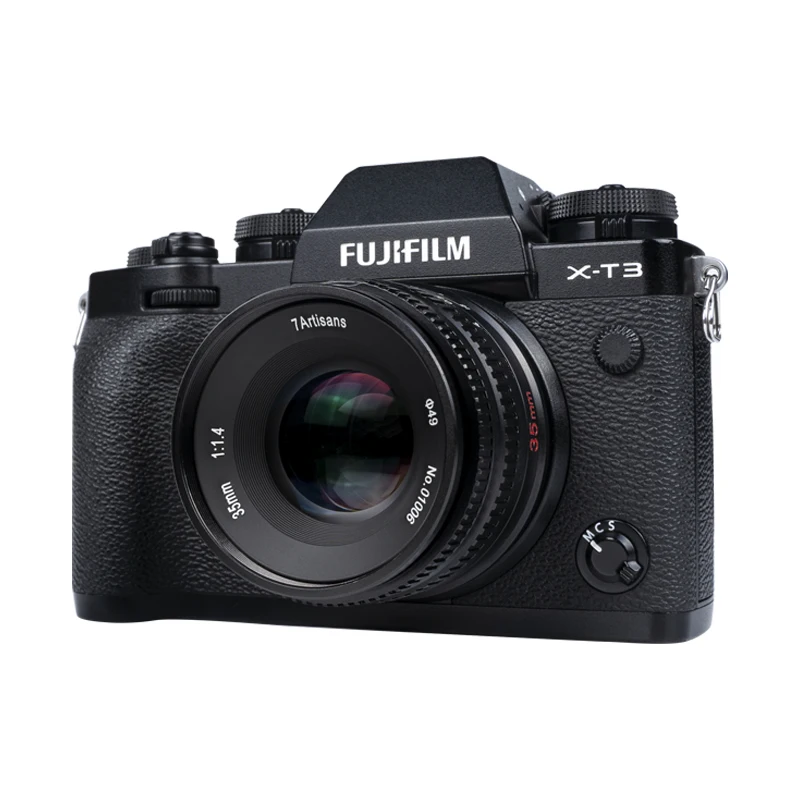 Объектив для фотоаппарата 7artisans 35 мм F1.4 с ручной фокусировкой Sony E Fujifilm Fuji X Nikon Z M4/3