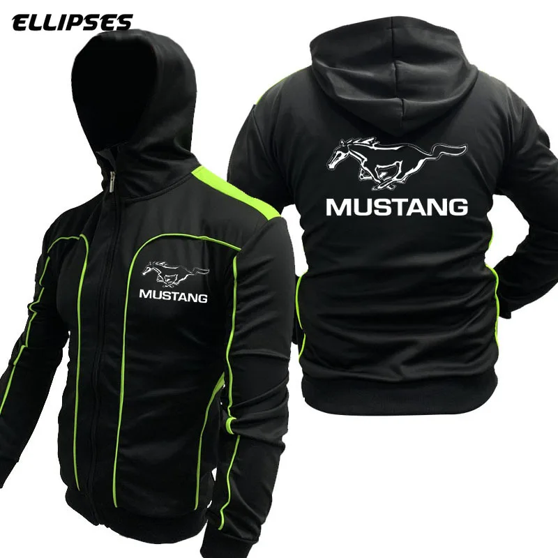 Ford Mustang гоночная команда для мотокросса толстовки спорта на открытом воздухе