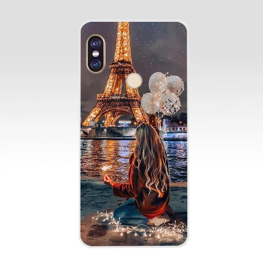 56AS Paris Eiffel Iron Tower Soft Silicone Tpu Cover phone Case for Xiaomi Redmi 5A 5 Plus 7 Note 7A Pro |
