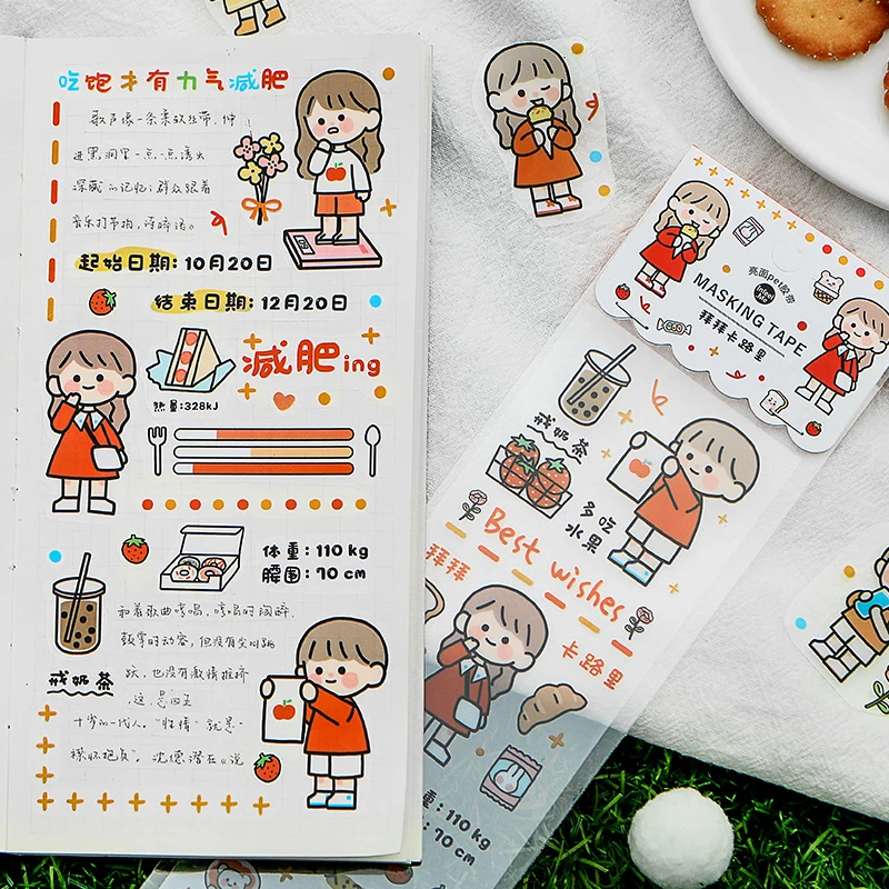 1 шт. прозрачная декоративная лента для скрапбукинга | Канцтовары офиса и дома