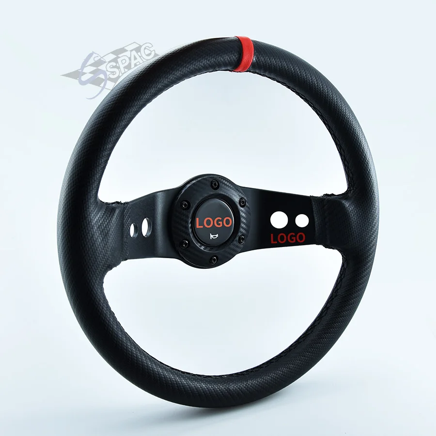 Рулевое колесо с двумя круглыми отверстиями 330 мм для универсального автомобиля